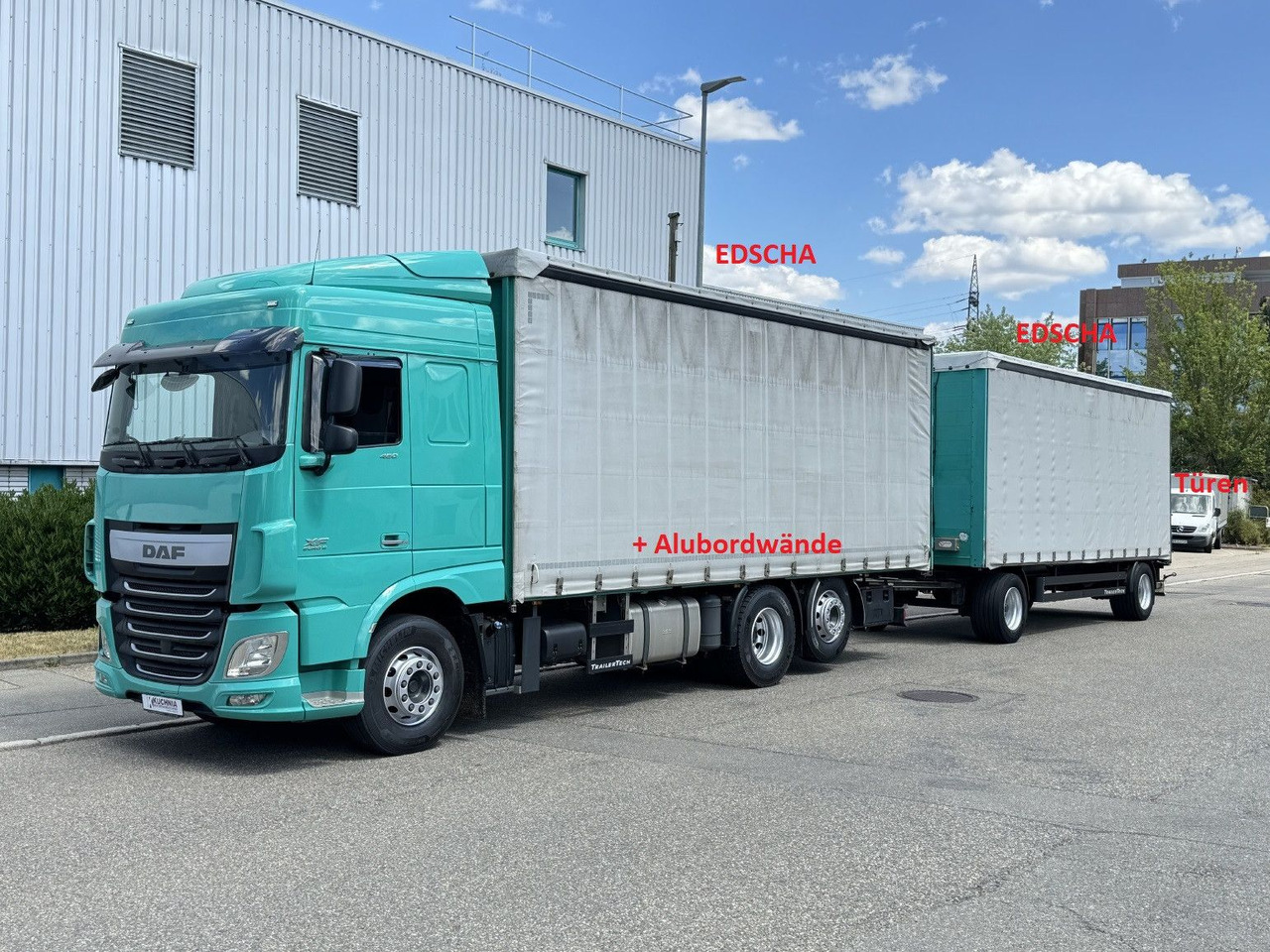 DAF XF460 6x2 Schiebeplane-Zug EDSCHA Bordwände - Камион с брезент: снимка 1 DAF XF460 6x2 Schiebeplane-Zug EDSCHA Bordwände - Камион с брезент: снимка 1