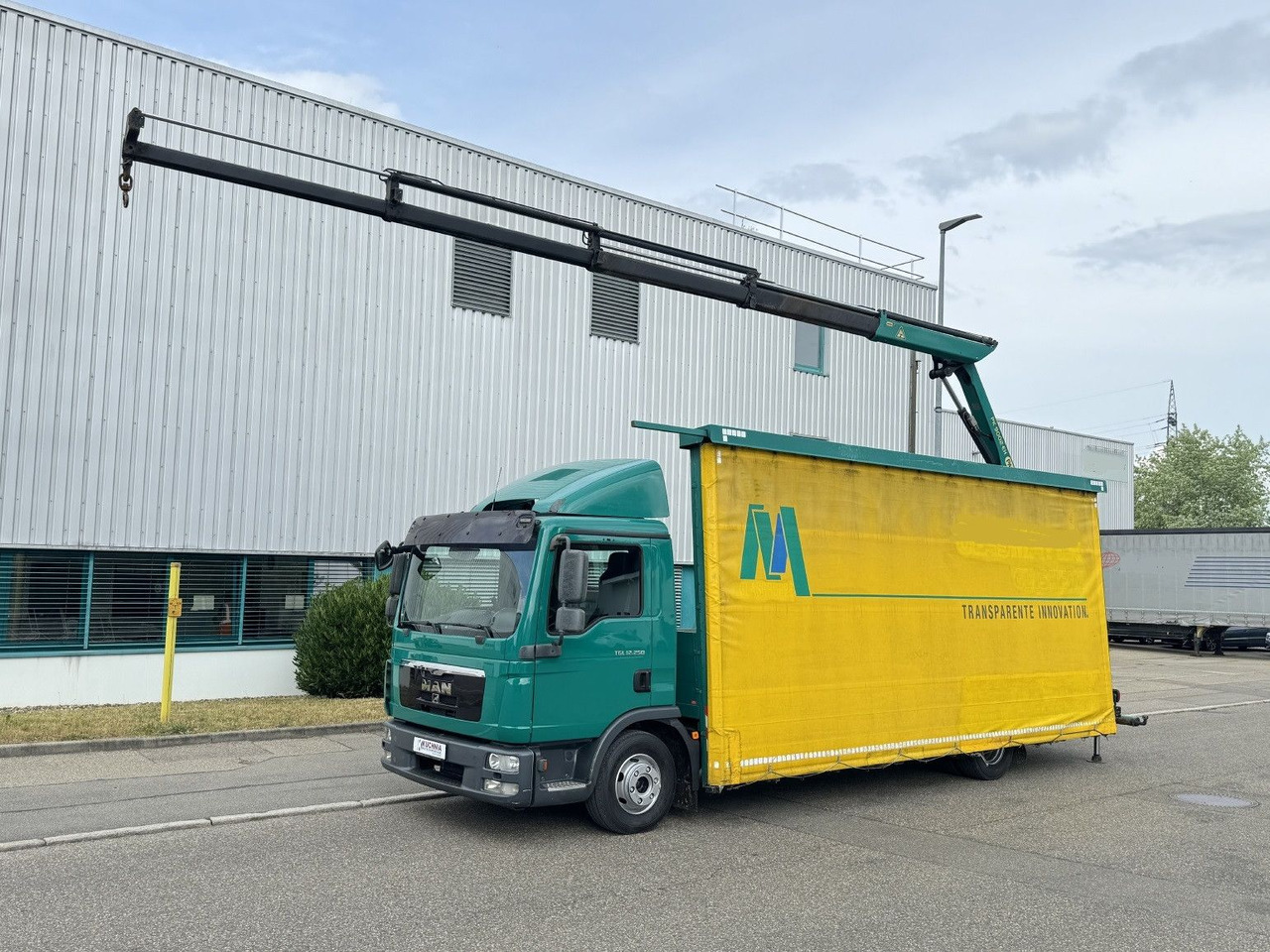 MAN TGL 12.250 Glastransport Kran PK9002 Funk Klima - Камион с кран: снимка 3 MAN TGL 12.250 Glastransport Kran PK9002 Funk Klima - Камион с кран: снимка 3