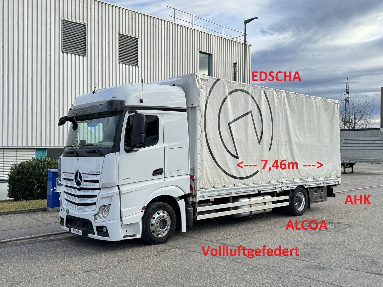 Mercedes-Benz Actros 1845 LL Pritsche-Plane Retarder TOP Zust. - Камион с брезент: снимка 1 Mercedes-Benz Actros 1845 LL Pritsche-Plane Retarder TOP Zust. - Камион с брезент: снимка 1
