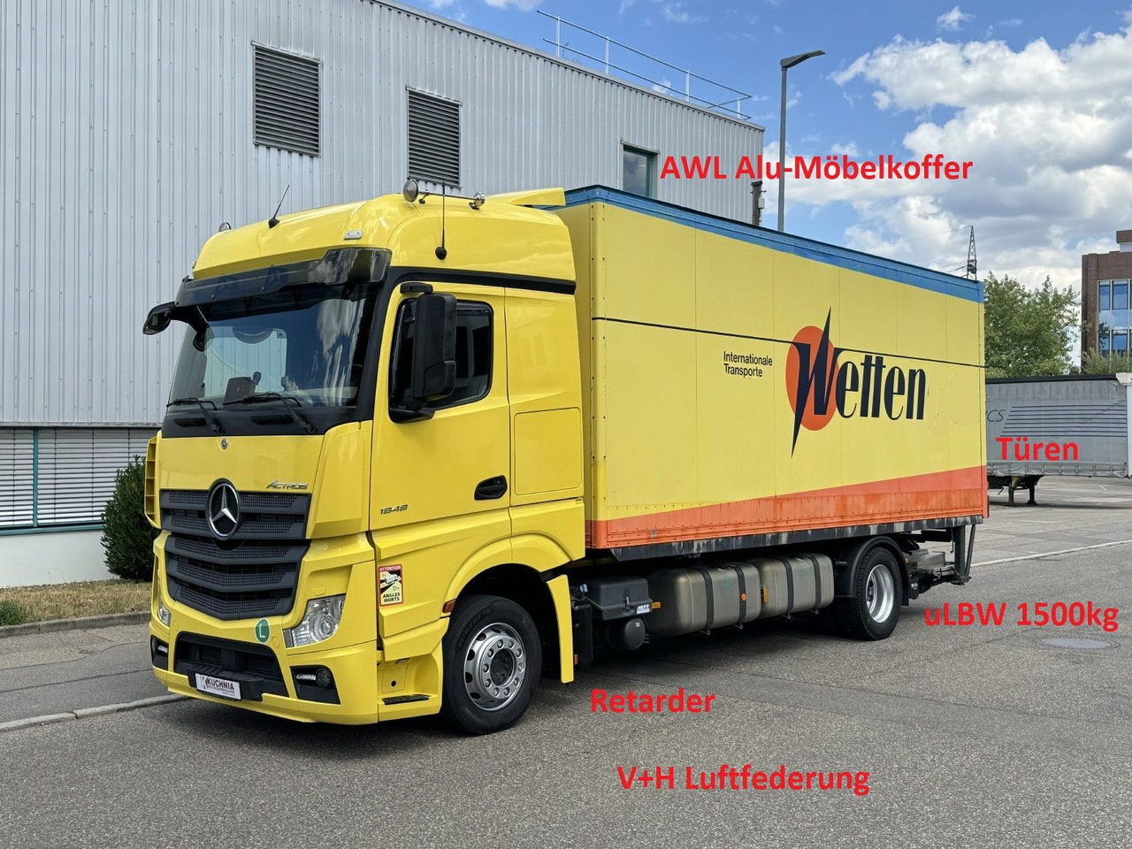 Mercedes-Benz Actros 1848 LL Gr.Haus AWL-Möbelkoffer uLBW - Камион фургон: снимка 1 Mercedes-Benz Actros 1848 LL Gr.Haus AWL-Möbelkoffer uLBW - Камион фургон: снимка 1