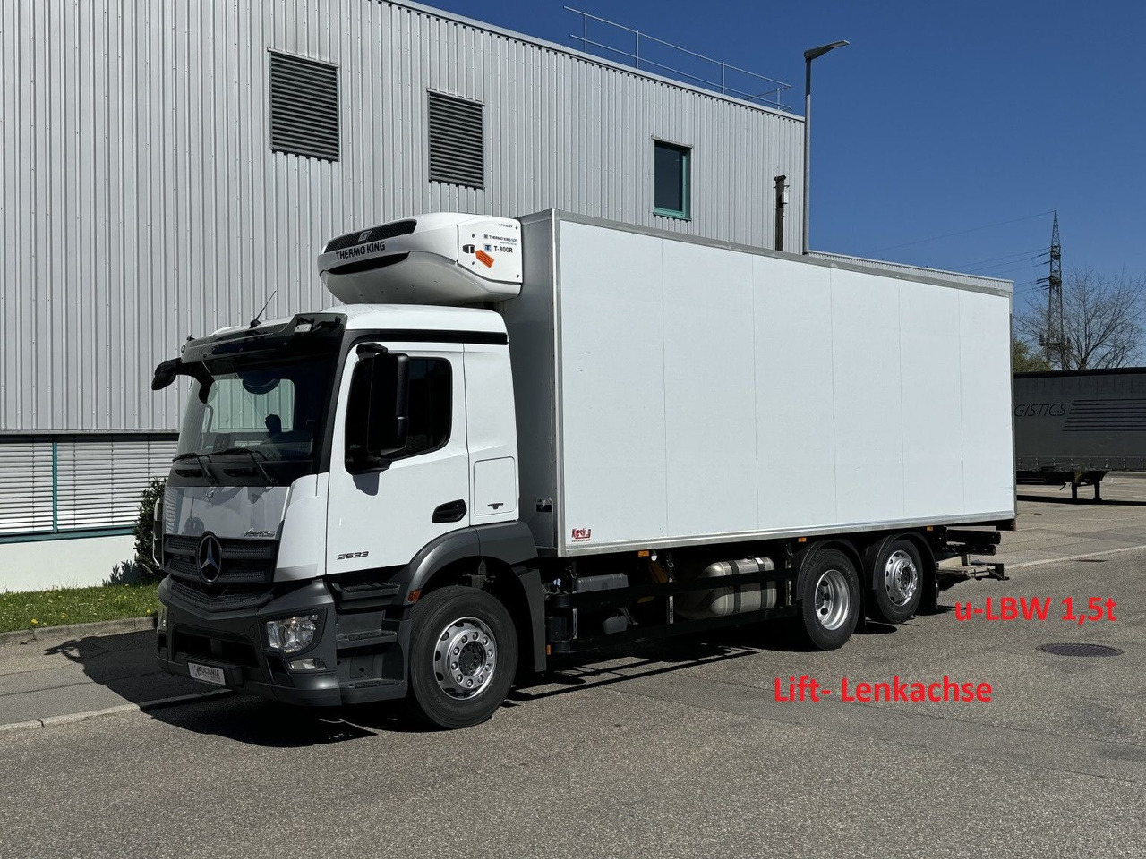 Mercedes-Benz Antos 2533L Kühlkoffer TK T-800R Lenkachse TOP - Рефрижератор камион: снимка 1 Mercedes-Benz Antos 2533L Kühlkoffer TK T-800R Lenkachse TOP - Рефрижератор камион: снимка 1