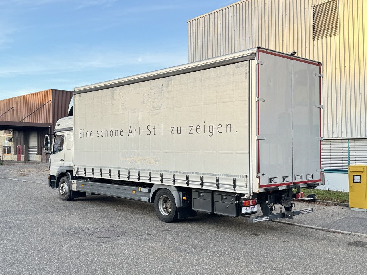 Mercedes-Benz Atego 1524 Alu-Koffer Schiebeplane Gr.Haus ATM - Камион фургон: снимка 5 Mercedes-Benz Atego 1524 Alu-Koffer Schiebeplane Gr.Haus ATM - Камион фургон: снимка 5