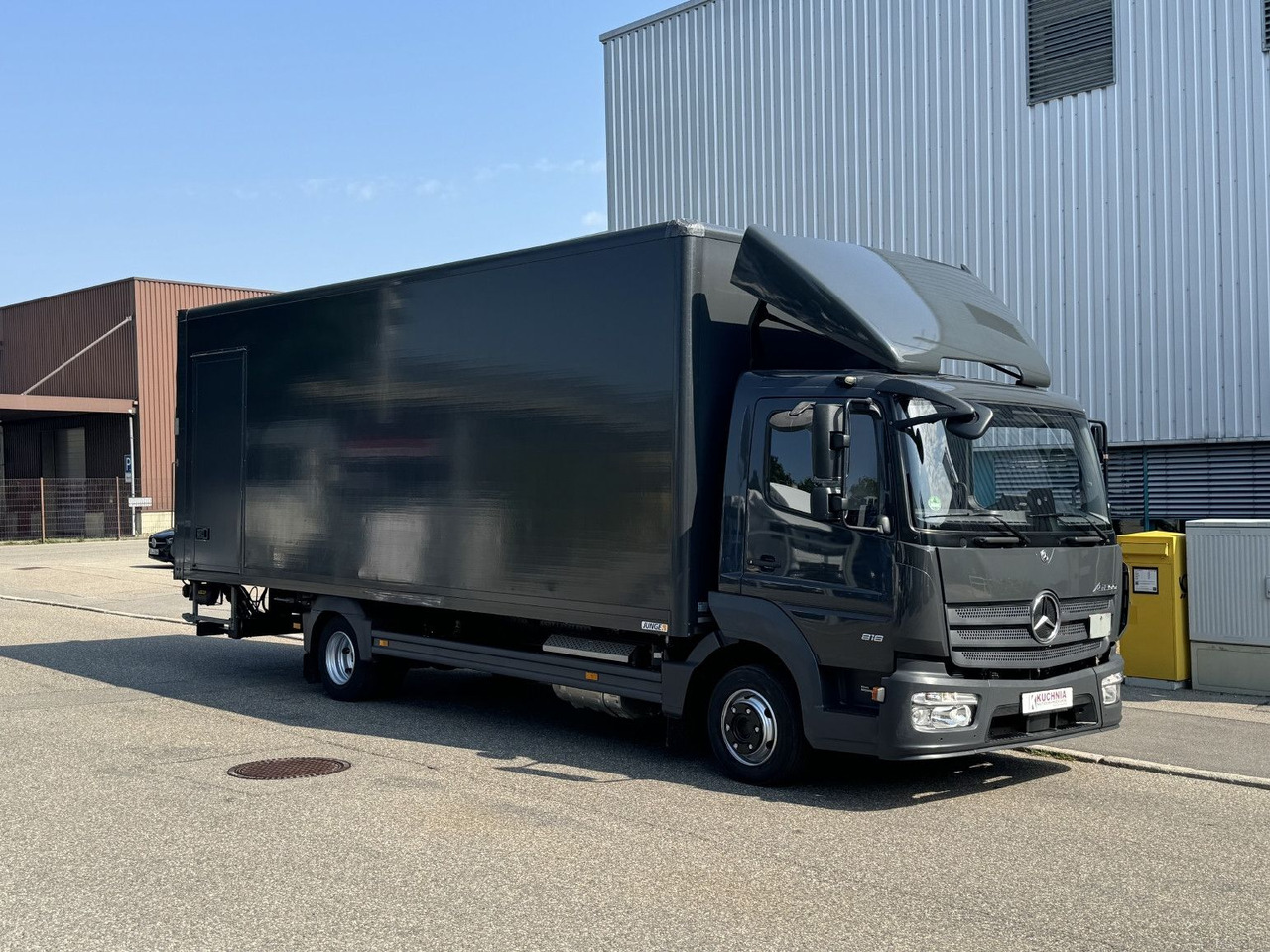 Mercedes-Benz Atego 818L Koffer 7,3m LBW Klima Automatik - Лекотоварен автомобил фургон: снимка 3 Mercedes-Benz Atego 818L Koffer 7,3m LBW Klima Automatik - Лекотоварен автомобил фургон: снимка 3