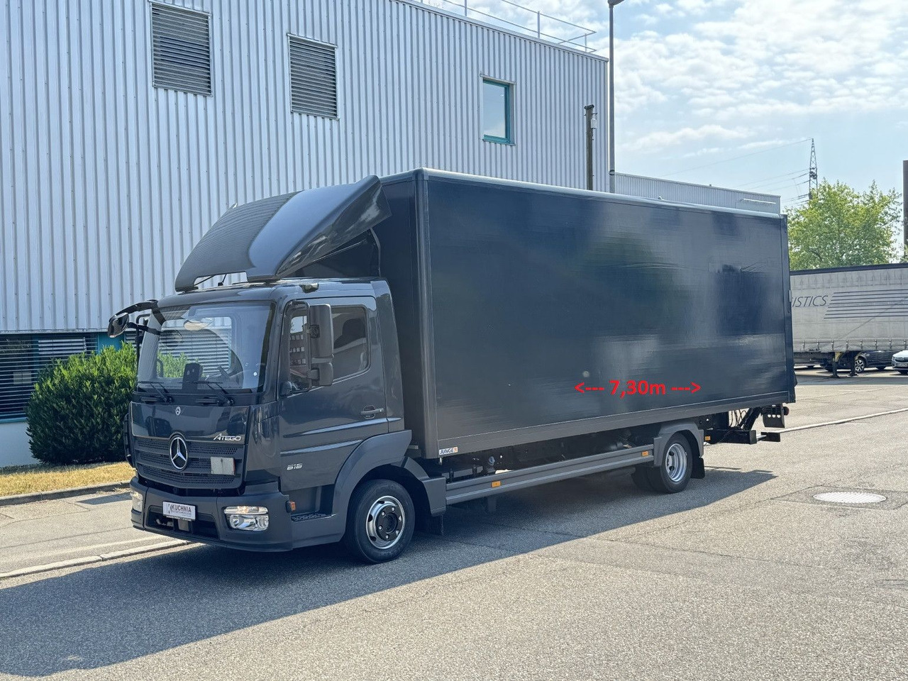 Mercedes-Benz Atego 818L Koffer 7,3m LBW Klima Automatik - Лекотоварен автомобил фургон: снимка 1 Mercedes-Benz Atego 818L Koffer 7,3m LBW Klima Automatik - Лекотоварен автомобил фургон: снимка 1