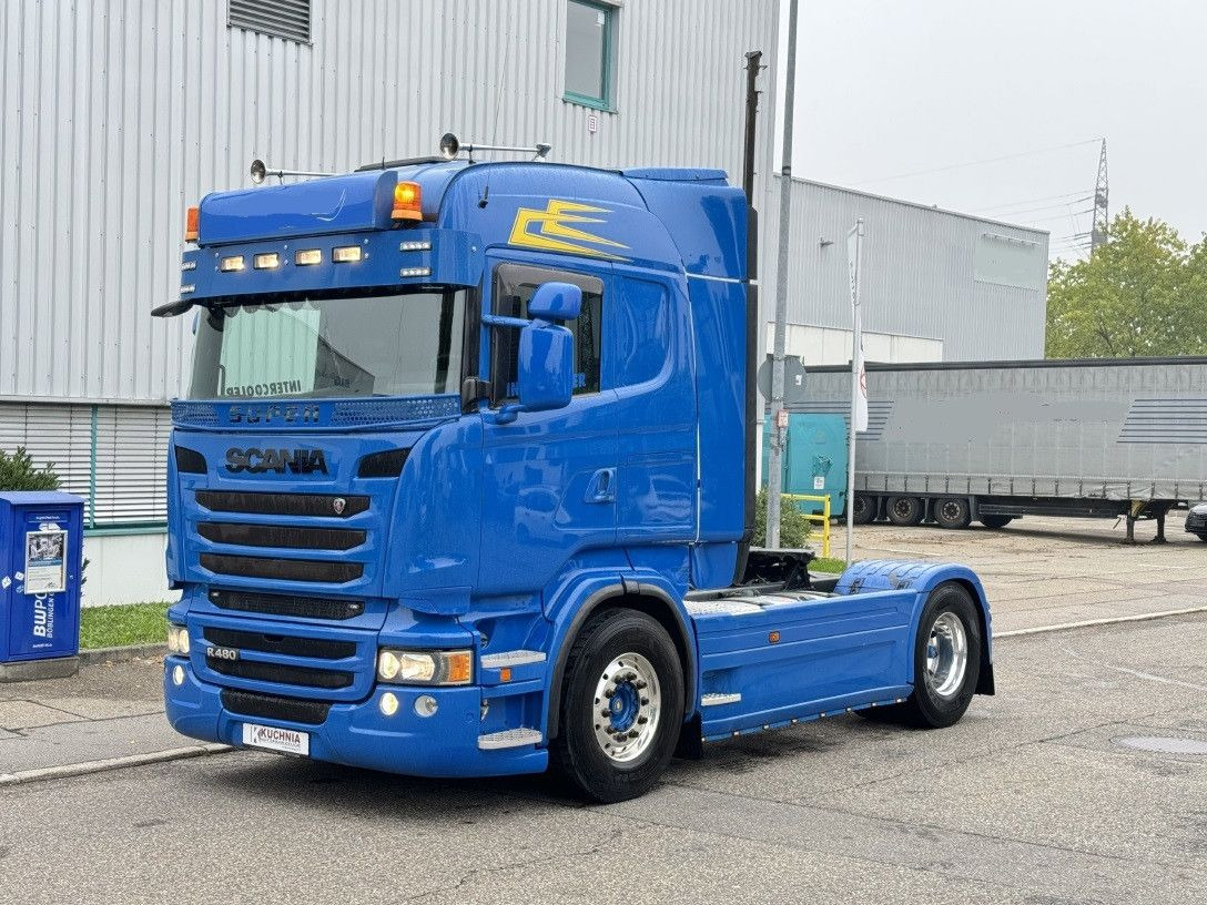 Scania R 480 Retarder Alcoa Schalter TOP Vollluft - Влекач: снимка 1 Scania R 480 Retarder Alcoa Schalter TOP Vollluft - Влекач: снимка 1