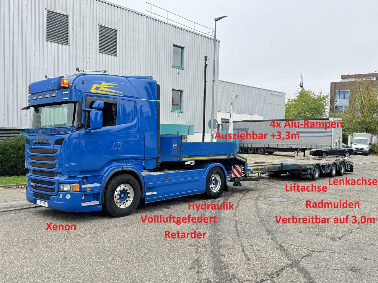 Scania R 480 Retarder Alcoa Schalter TOP Vollluft - Влекач: снимка 2 Scania R 480 Retarder Alcoa Schalter TOP Vollluft - Влекач: снимка 2