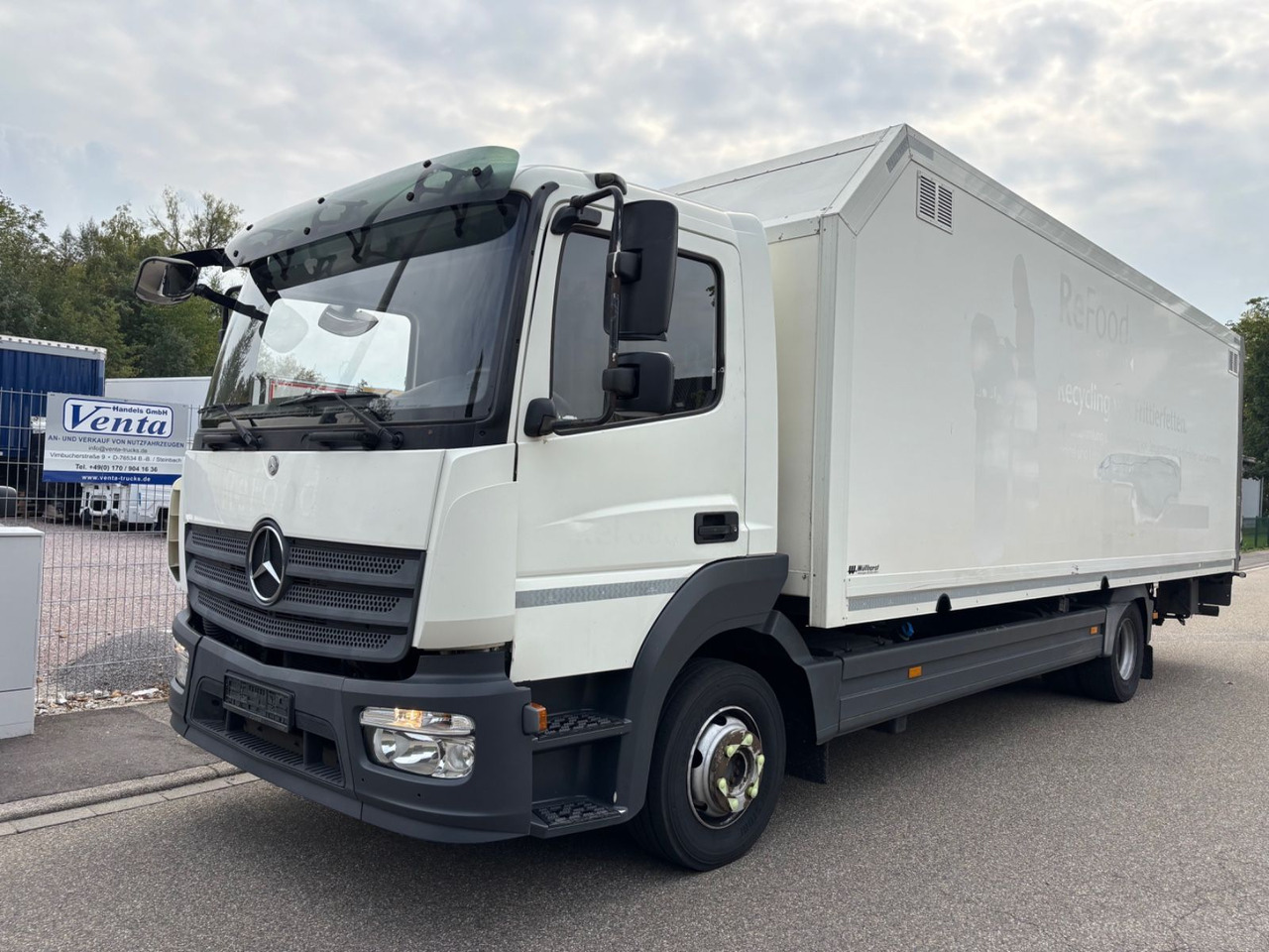 Mercedes-Benz Atego III 1223L, Euro-6, Klima, LBW - Камион фургон: снимка 1 Mercedes-Benz Atego III 1223L, Euro-6, Klima, LBW - Камион фургон: снимка 1