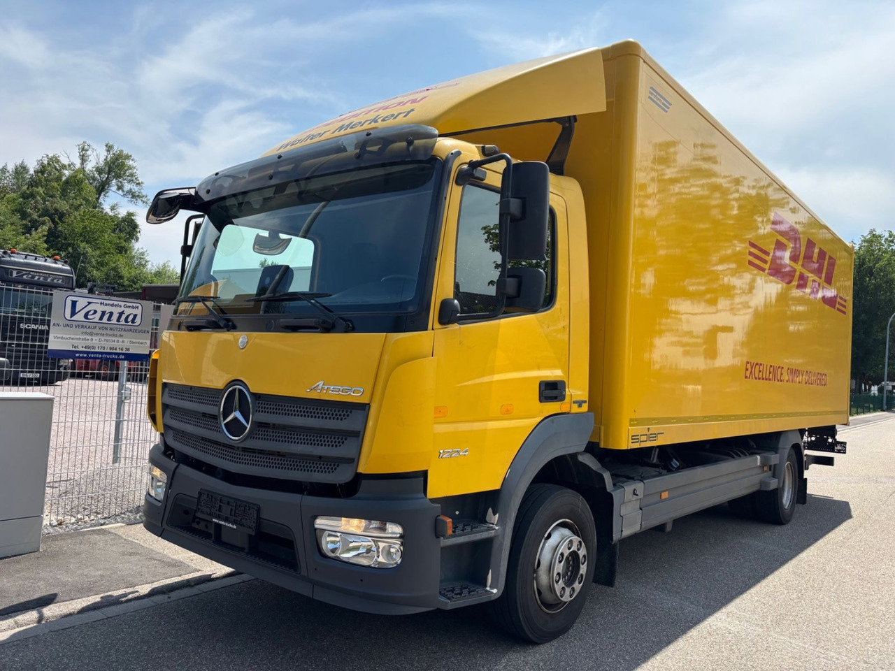 Mercedes-Benz Atego III 1224L, Euro-6, Klima, LBW - Камион фургон: снимка 1 Mercedes-Benz Atego III 1224L, Euro-6, Klima, LBW - Камион фургон: снимка 1