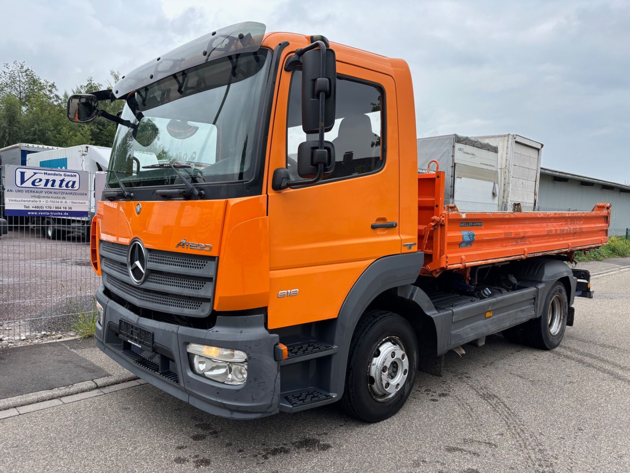 Mercedes-Benz Atego III 818, Euro-6, MEILER Dreiseitenkipper - Самосвал камион: снимка 1 Mercedes-Benz Atego III 818, Euro-6, MEILER Dreiseitenkipper - Самосвал камион: снимка 1