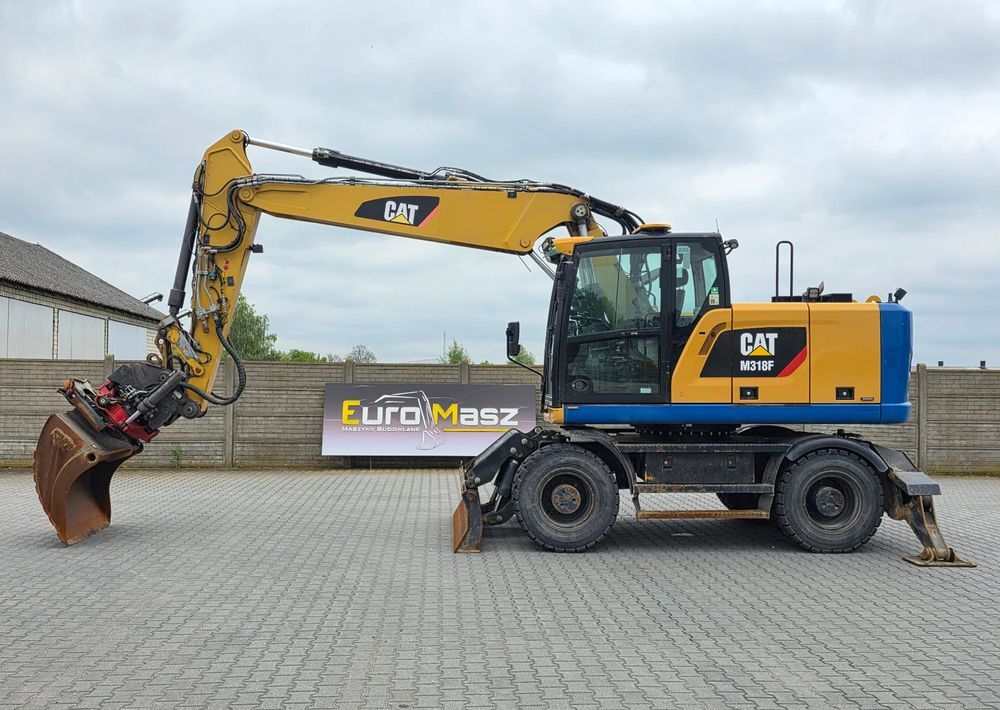 Caterpillar M318F, 2018 ROK, PODPORY + PŁUG, ROTOTILT - Колесен багер: снимка 2 Caterpillar M318F, 2018 ROK, PODPORY + PŁUG, ROTOTILT - Колесен багер: снимка 2