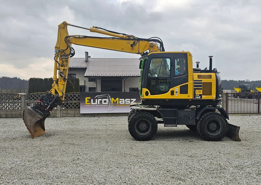Komatsu PW 148-10, 2016 ROK, SYSTEM LEICA 3D - Колесен багер: снимка 2 Komatsu PW 148-10, 2016 ROK, SYSTEM LEICA 3D - Колесен багер: снимка 2