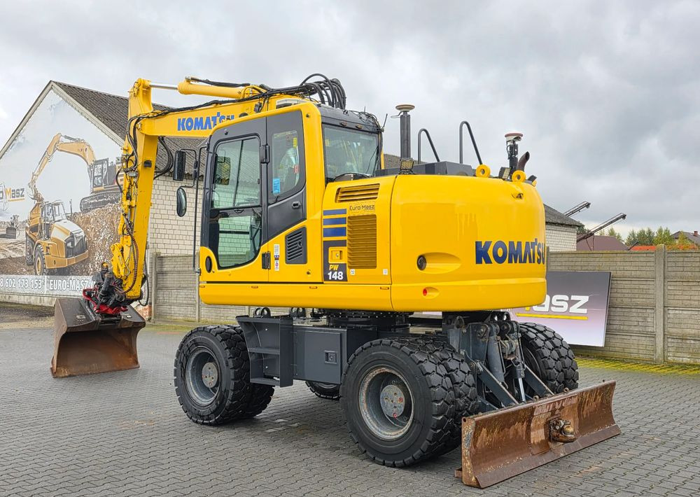 Komatsu PW 148-10, 2016 ROK, SYSTEM LEICA 3D - Колесен багер: снимка 3 Komatsu PW 148-10, 2016 ROK, SYSTEM LEICA 3D - Колесен багер: снимка 3