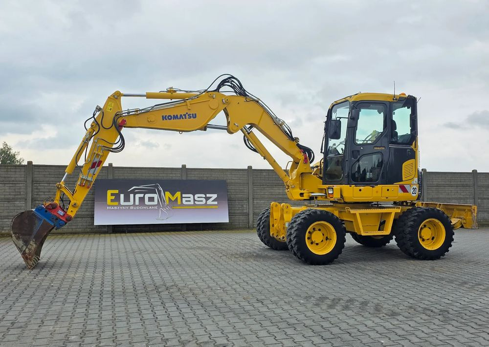 Komatsu PW 98MR-8, 2017 ROK, 5200 MTH, BEZ DPF i ADBLUE - Колесен багер: снимка 1 Komatsu PW 98MR-8, 2017 ROK, 5200 MTH, BEZ DPF i ADBLUE - Колесен багер: снимка 1