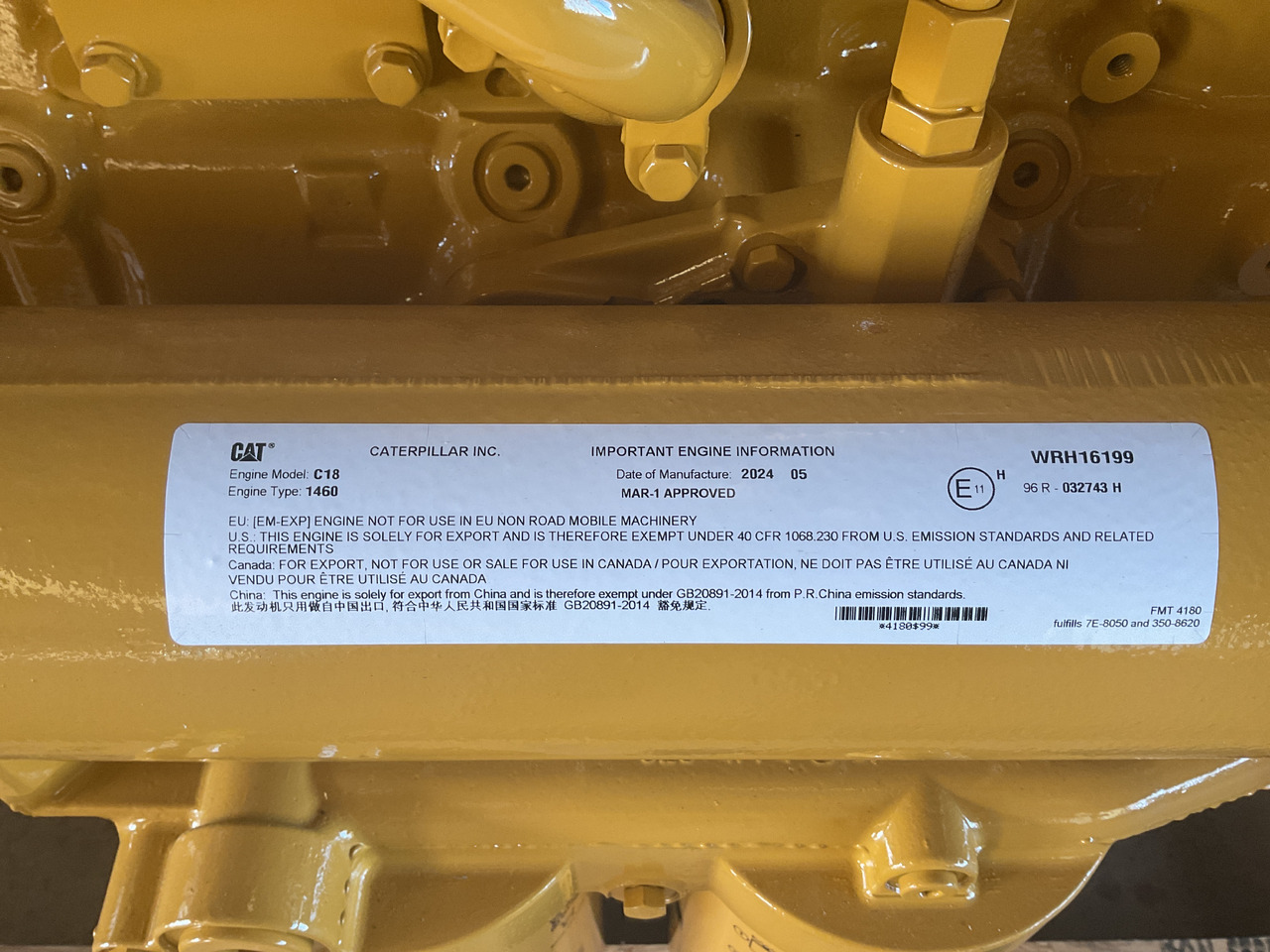 Лизинг на  Caterpillar C18  (1) Caterpillar C18  (1): снимка 9