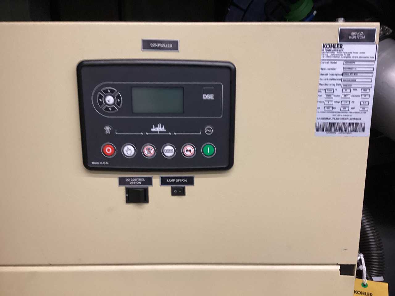 Volvo 515KVA generatorset Kohler. Brand New. - Електрогенератор: снимка 3 Volvo 515KVA generatorset Kohler. Brand New. - Електрогенератор: снимка 3