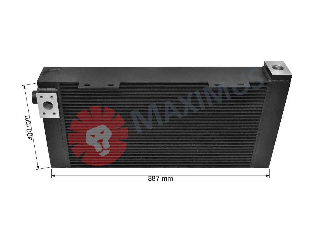 LIEBHERR L566 , L576 , L580 - Маслен охладител за Колесен товарач: снимка 2 LIEBHERR L566 , L576 , L580 - Маслен охладител за Колесен товарач: снимка 2