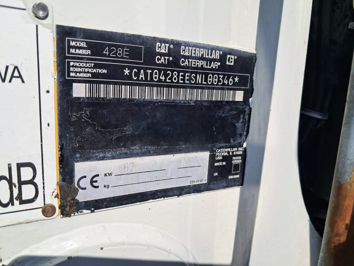 CATERPILLAR 428E - Багер-товарач: снимка 2 CATERPILLAR 428E - Багер-товарач: снимка 2