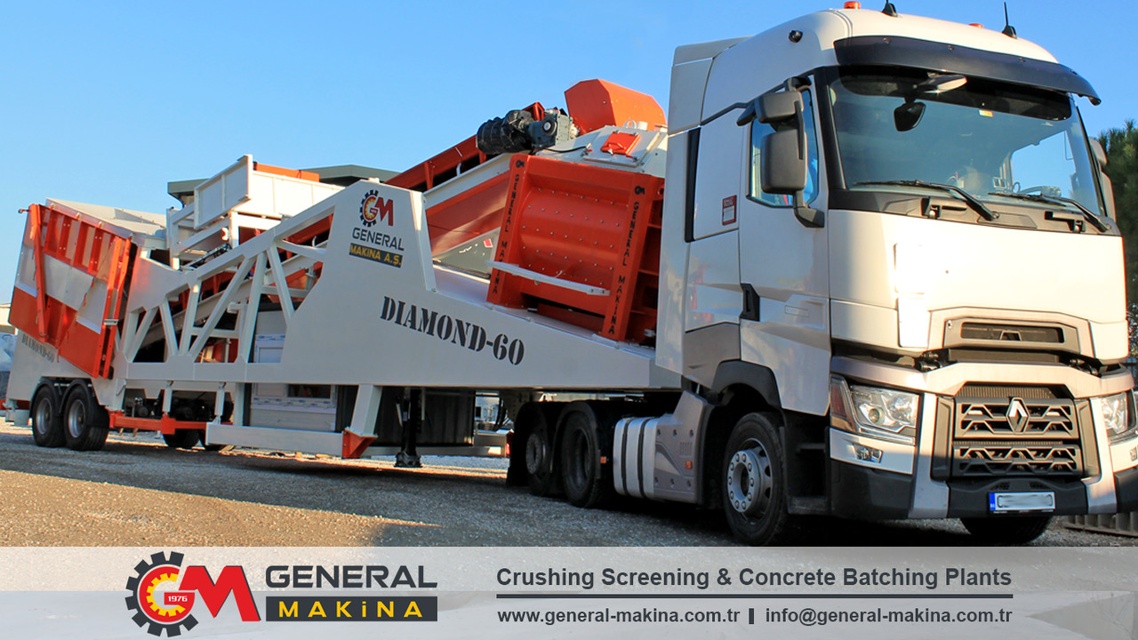 General Makina Diamond 60 m3 Mobile Concrete Batching Plant - Бетонов възел: снимка 1 General Makina Diamond 60 m3 Mobile Concrete Batching Plant - Бетонов възел: снимка 1