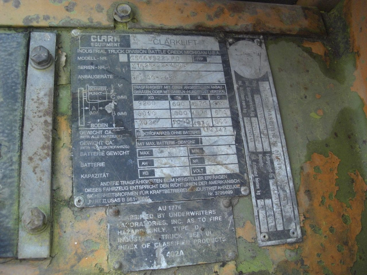 Нови Дизелов мотокар Clark C500YS225PD Clark C500YS225PD: снимка 14