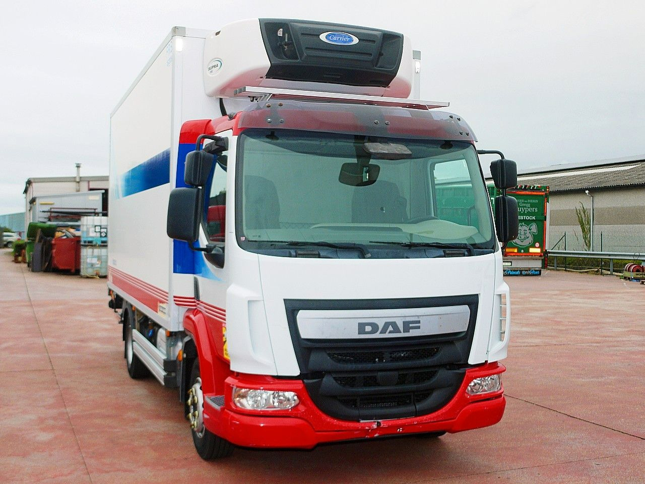 DAF LF FA 10.180 FLEISH KUHLKOFFER CARRIER SUPRA 550 - Рефрижератор камион: снимка 1 DAF LF FA 10.180 FLEISH KUHLKOFFER CARRIER SUPRA 550 - Рефрижератор камион: снимка 1