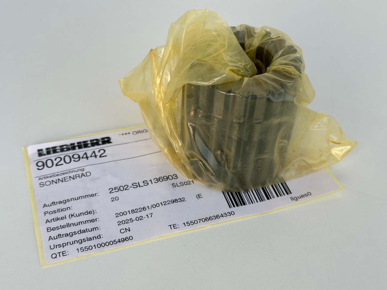 Liebherr Sonnenrad ID-Nr.9443047 - ID-Nr.944304703 - ID-Nr.90209442. A914 B,A914 C,A924,A932,A934,LH30,LH35,P924 C,E932,P914,P924 COMP,R906,R914,R916,R924,R926,R930 T,R932,R934,R944. #90209442.02.10# - Редуктор на въртене за Строителна техника: снимка 5 Liebherr Sonnenrad ID-Nr.9443047 - ID-Nr.944304703 - ID-Nr.90209442. A914 B,A914 C,A924,A932,A934,LH30,LH35,P924 C,E932,P914,P924 COMP,R906,R914,R916,R924,R926,R930 T,R932,R934,R944. #90209442.02.10# - Редуктор на въртене за Строителна техника: снимка 5