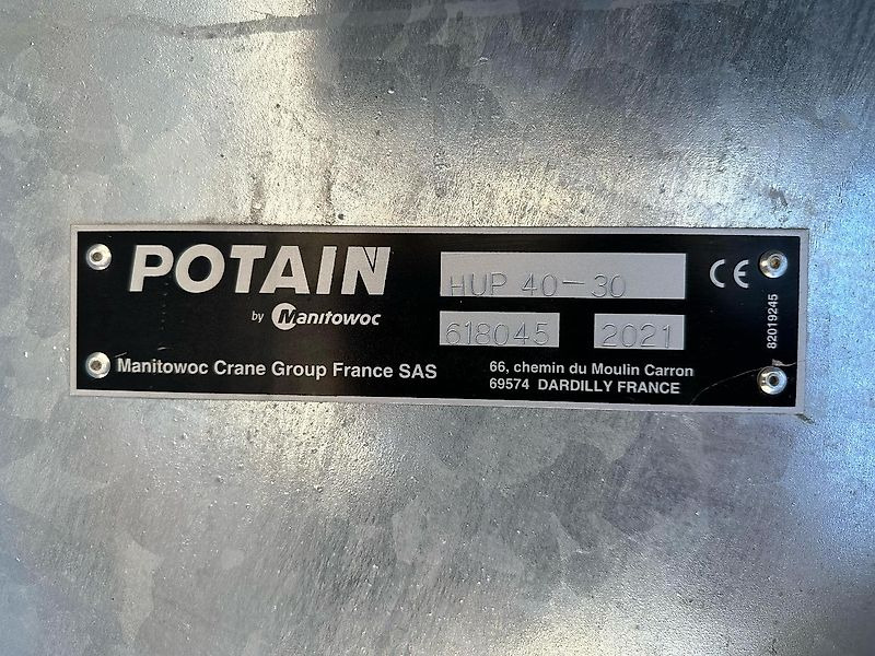 Potain HUP 40-30 - Самоиздигащ се кулокран: снимка 4 Potain HUP 40-30 - Самоиздигащ се кулокран: снимка 4