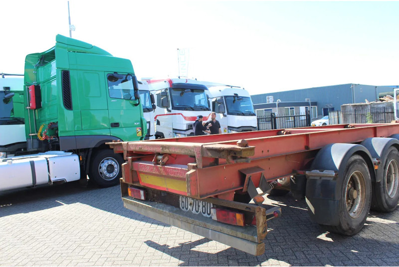 ASCA * 3AXLE * CONTAINER CHASSI * 20 feet - 40 feet - Контейнеровоз/ Сменна каросерия полуремарке: снимка 4 ASCA * 3AXLE * CONTAINER CHASSI * 20 feet - 40 feet - Контейнеровоз/ Сменна каросерия полуремарке: снимка 4