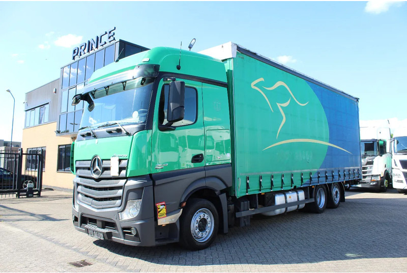 Mercedes-Benz Actros 2642 * EURO6 * 6X2 * - Камион с брезент: снимка 1 Mercedes-Benz Actros 2642 * EURO6 * 6X2 * - Камион с брезент: снимка 1