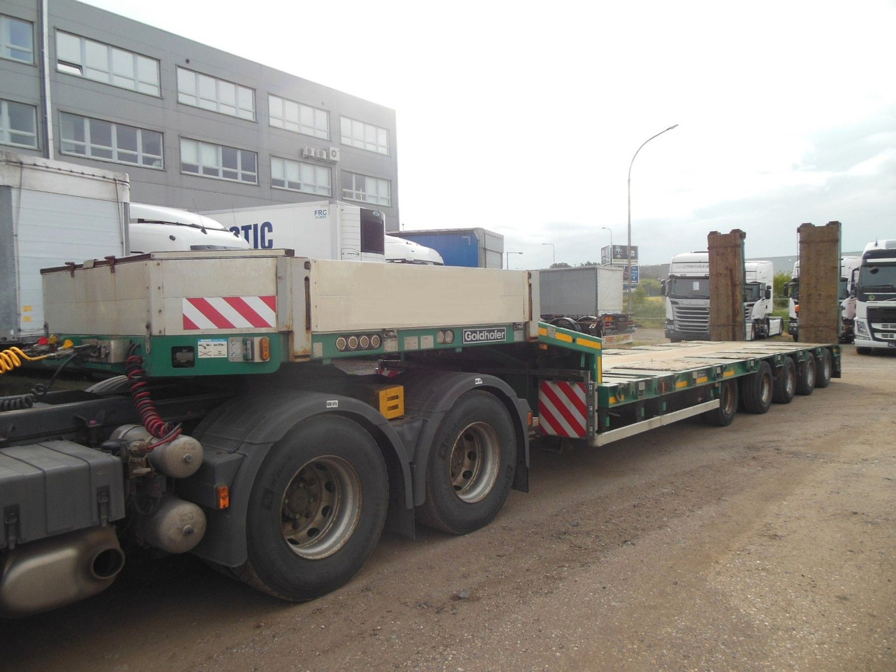 Goldhofer STZ-L 5-54/80, 5 ACHSEN,TELESKOP 7M,4 ACHSE LENK - Нискорамна площадка полуремарке: снимка 1 Goldhofer STZ-L 5-54/80, 5 ACHSEN,TELESKOP 7M,4 ACHSE LENK - Нискорамна площадка полуремарке: снимка 1