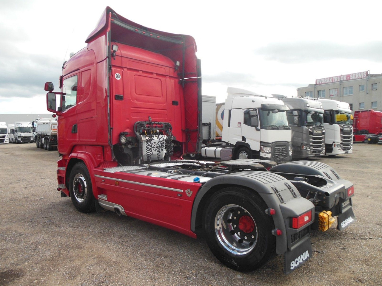 Scania R 580, HYDRAULIK, RETARDER, VOLL LUFT - Влекач: снимка 4 Scania R 580, HYDRAULIK, RETARDER, VOLL LUFT - Влекач: снимка 4