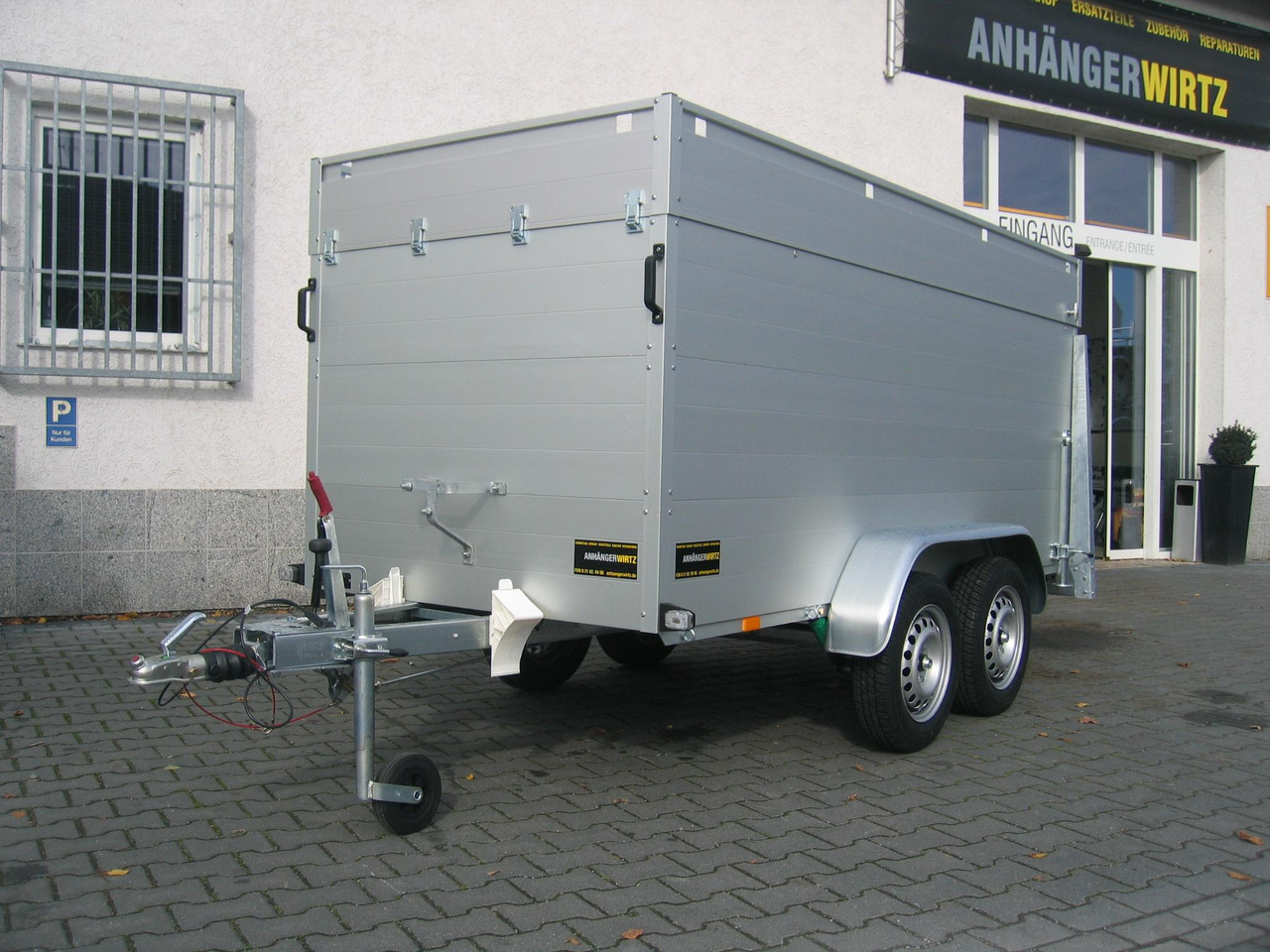ALUBOXX Deckelanhänger GTT 1500 VT2 301x126x118cm Heckrampe (M) 1500kg order Aktion - Затворена каросерия ремарке: снимка 2 ALUBOXX Deckelanhänger GTT 1500 VT2 301x126x118cm Heckrampe (M) 1500kg order Aktion - Затворена каросерия ремарке: снимка 2
