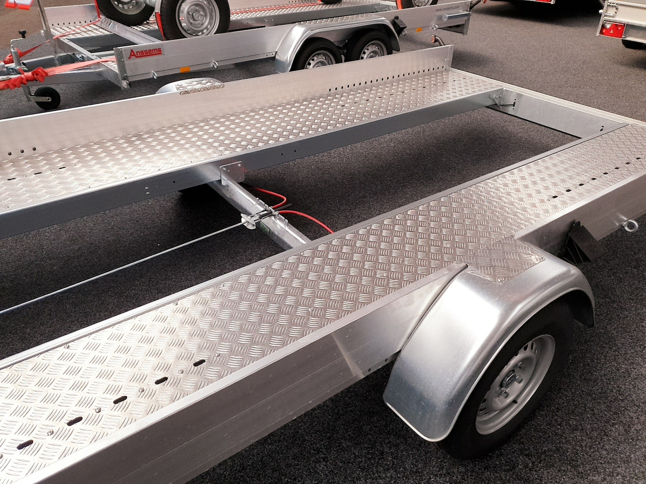 Anssems AMT ECO 1300 light 340x180x18cm (L) 1300kg - Автовоз ремарке: снимка 4 Anssems AMT ECO 1300 light 340x180x18cm (L) 1300kg - Автовоз ремарке: снимка 4