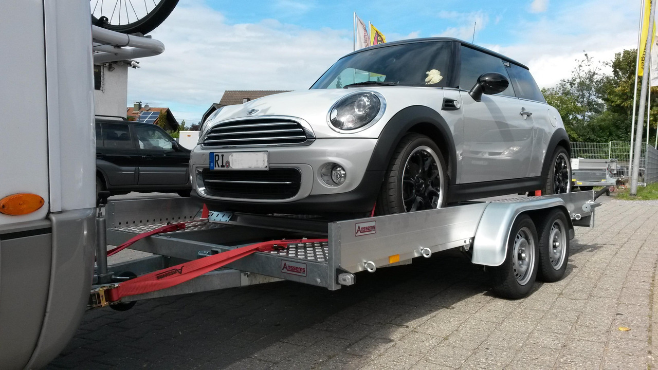 Anssems AMT ECO 2000 light 400x188x18cm (XL) Alurampen 2000kg Wohnmobilanhänger Januar Aktion - Автовоз ремарке: снимка 1 Anssems AMT ECO 2000 light 400x188x18cm (XL) Alurampen 2000kg Wohnmobilanhänger Januar Aktion - Автовоз ремарке: снимка 1