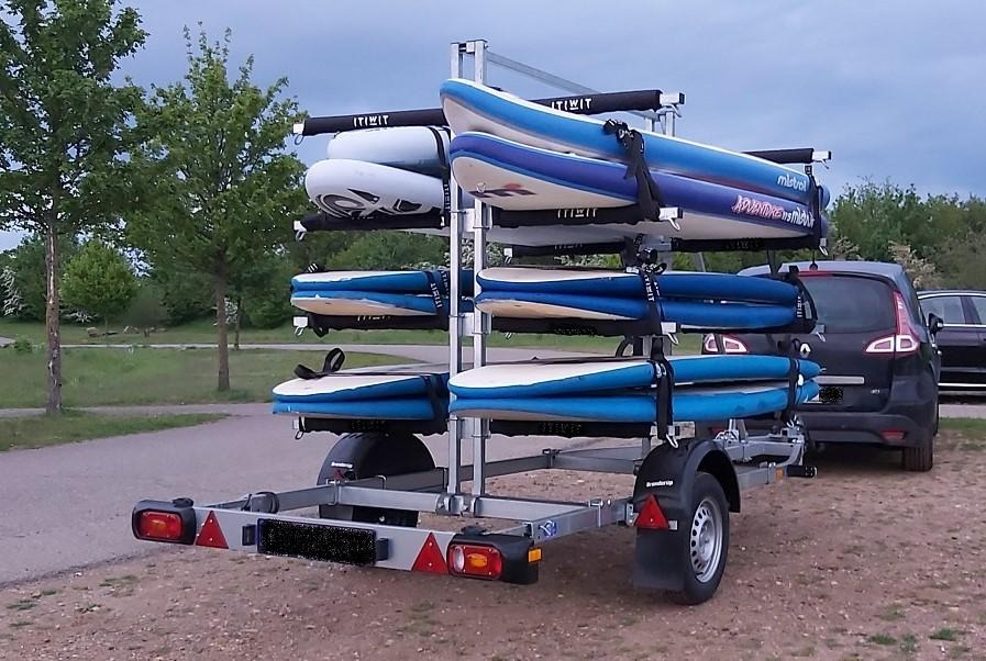 Brenderup Boattrailer Bootsanhänger 8116 160750UB Kanu/Kayak SUP Board Gestell 750kg 306002 - Колесар за лодка: снимка 1 Brenderup Boattrailer Bootsanhänger 8116 160750UB Kanu/Kayak SUP Board Gestell 750kg 306002 - Колесар за лодка: снимка 1