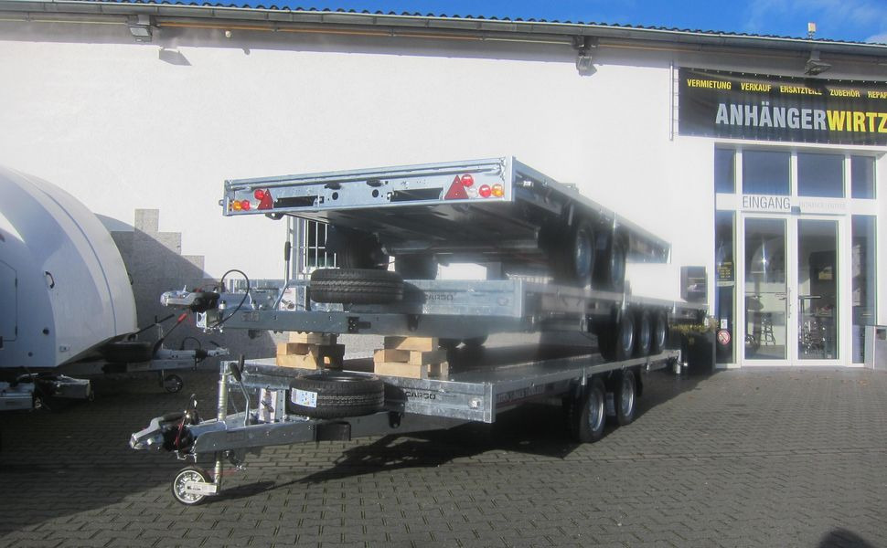 Brian James Trailer CarGO Connect 500x210cm Plateau Tridem 12" 3500kg Modell 2022 - Бордово ремарке/ Платформа: снимка 1 Brian James Trailer CarGO Connect 500x210cm Plateau Tridem 12" 3500kg Modell 2022 - Бордово ремарке/ Платформа: снимка 1