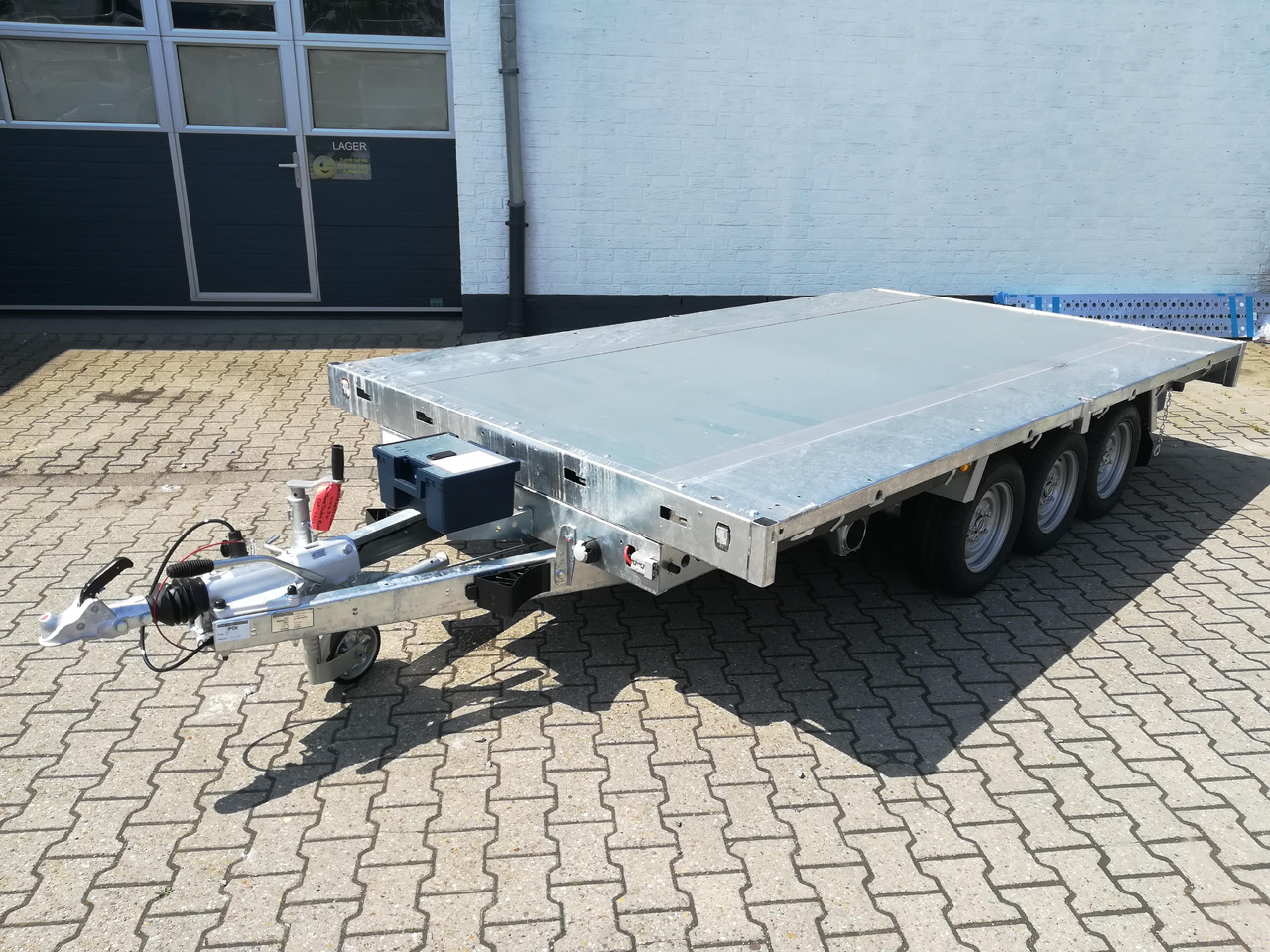 Brian James Trailer CarGO Tipper 2 elektrisch 360x195x30cm Stahlbordwände Pendel 12" Tridem 3,5t on - Самосвал ремарке: снимка 2 Brian James Trailer CarGO Tipper 2 elektrisch 360x195x30cm Stahlbordwände Pendel 12" Tridem 3,5t on - Самосвал ремарке: снимка 2