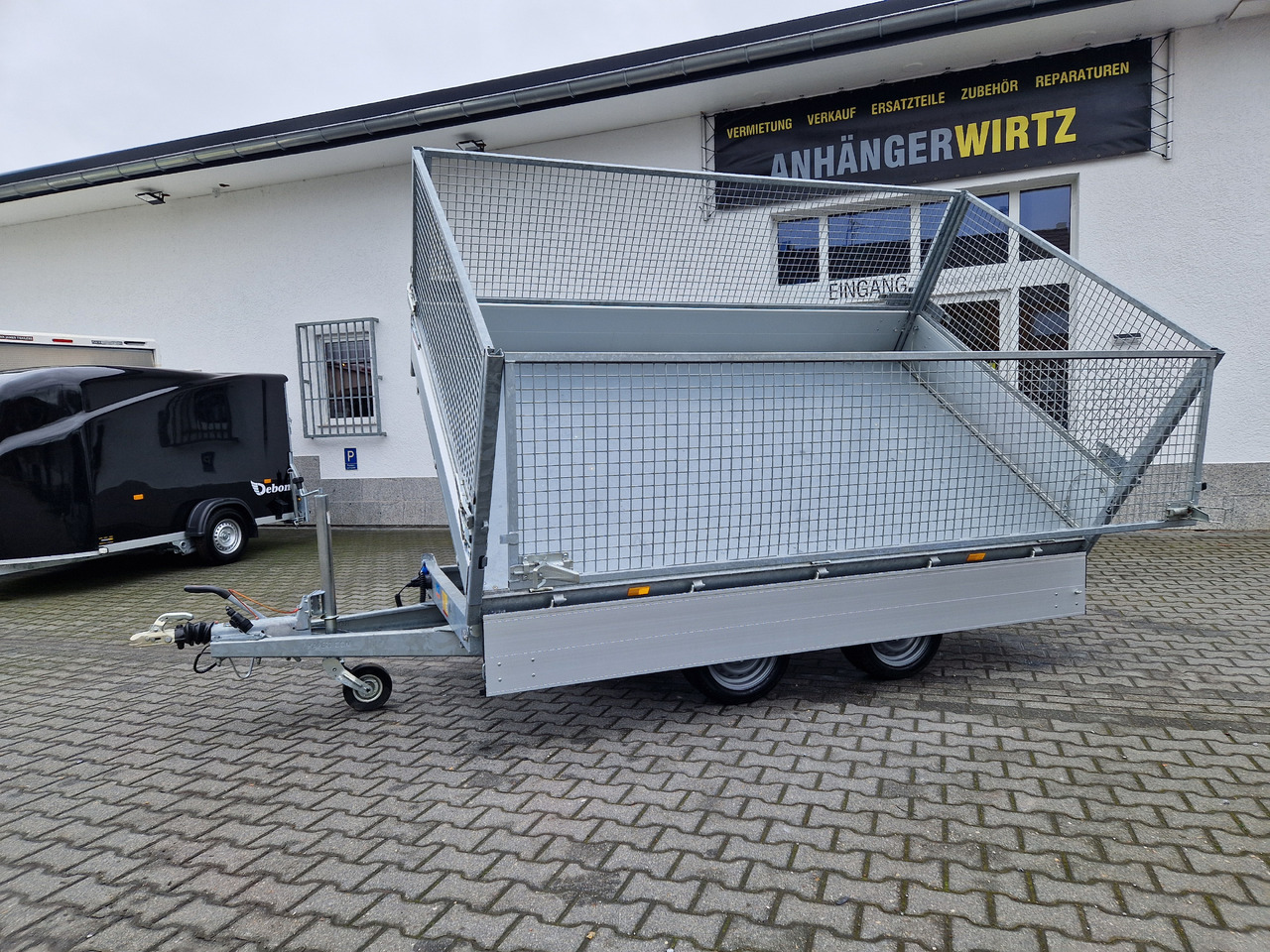 Hapert COBALT HM-2 305x180x30cm Elektro & Laubgitter 2700kg - Самосвал ремарке: снимка 1 Hapert COBALT HM-2 305x180x30cm Elektro & Laubgitter 2700kg - Самосвал ремарке: снимка 1