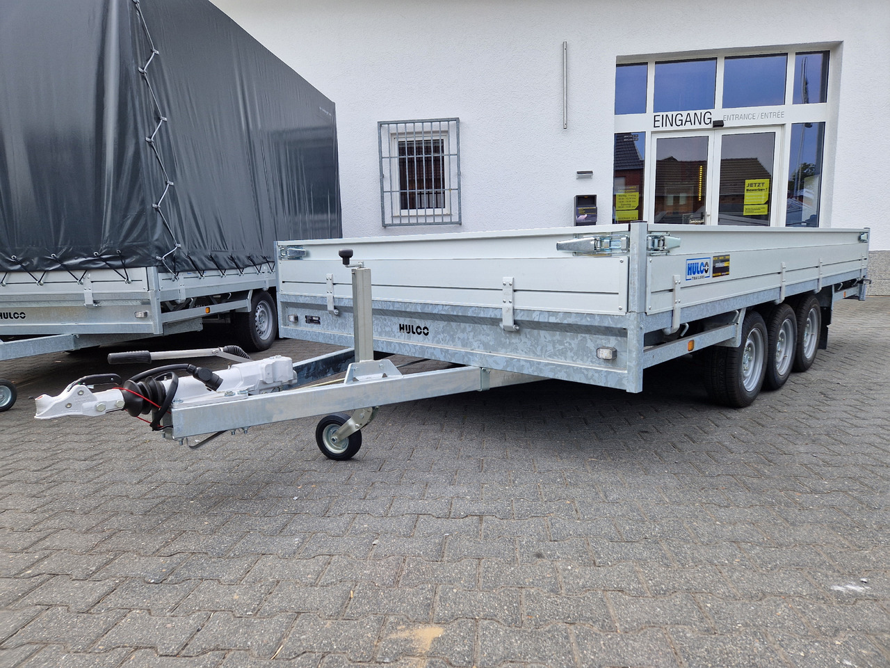 MEDAX - 3 3500 405x223x30cm Tridem 12" niedrig Fahrwerk (XL) 3500kg - Бордово ремарке/ Платформа: снимка 5 MEDAX - 3 3500 405x223x30cm Tridem 12" niedrig Fahrwerk (XL) 3500kg - Бордово ремарке/ Платформа: снимка 5