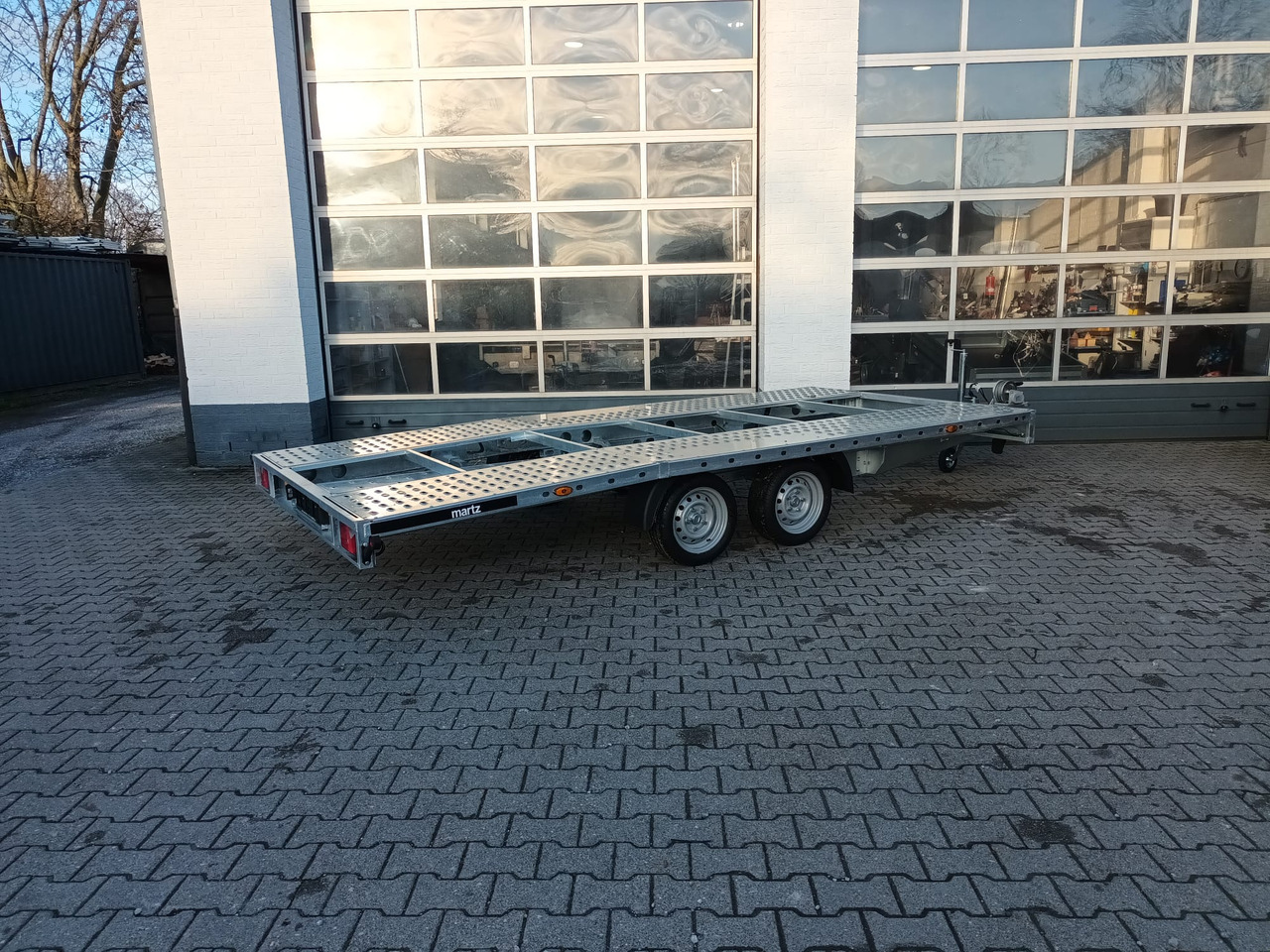Martz GT UNIDECK PLUS 450/2 S 2,7T Lohr Stahl Fahrschienen Winde 13" 2700kg - Автовоз ремарке: снимка 5 Martz GT UNIDECK PLUS 450/2 S 2,7T Lohr Stahl Fahrschienen Winde 13" 2700kg - Автовоз ремарке: снимка 5