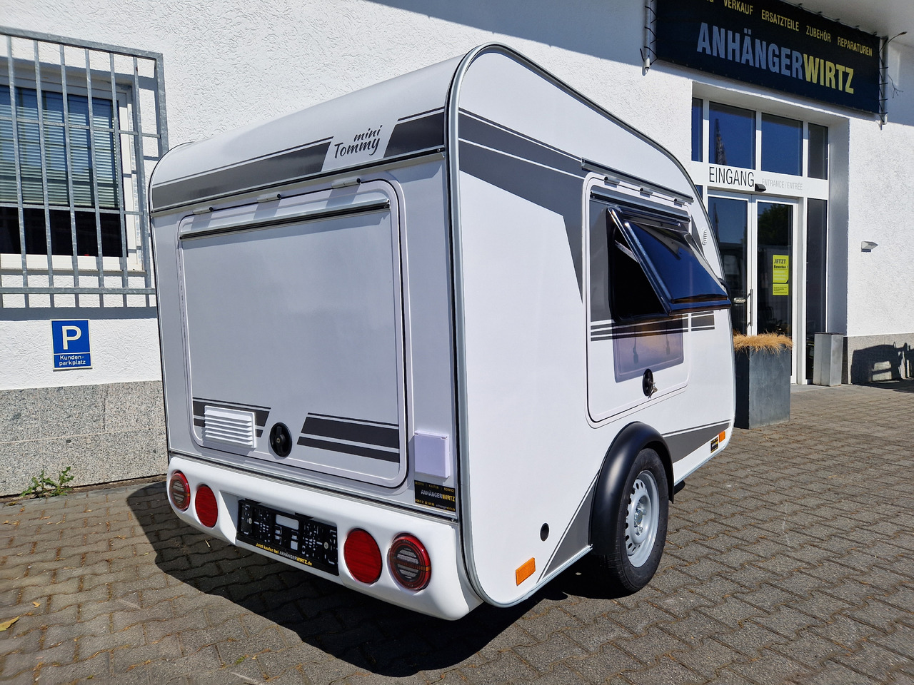 Каравана Mini Camper Mini Tommy TMC25 252x140x121cm aero V1 Küche 12V/230V 100km/H 750kg gebremst Modell 24: снимка 19