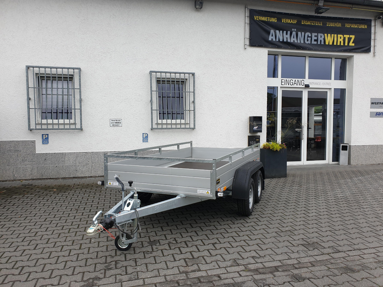 Saris Anhänger FW2000 McAlu Pro MP 305x153x45cm (M) 2000kg - Бордово ремарке/ Платформа: снимка 2 Saris Anhänger FW2000 McAlu Pro MP 305x153x45cm (M) 2000kg - Бордово ремарке/ Платформа: снимка 2