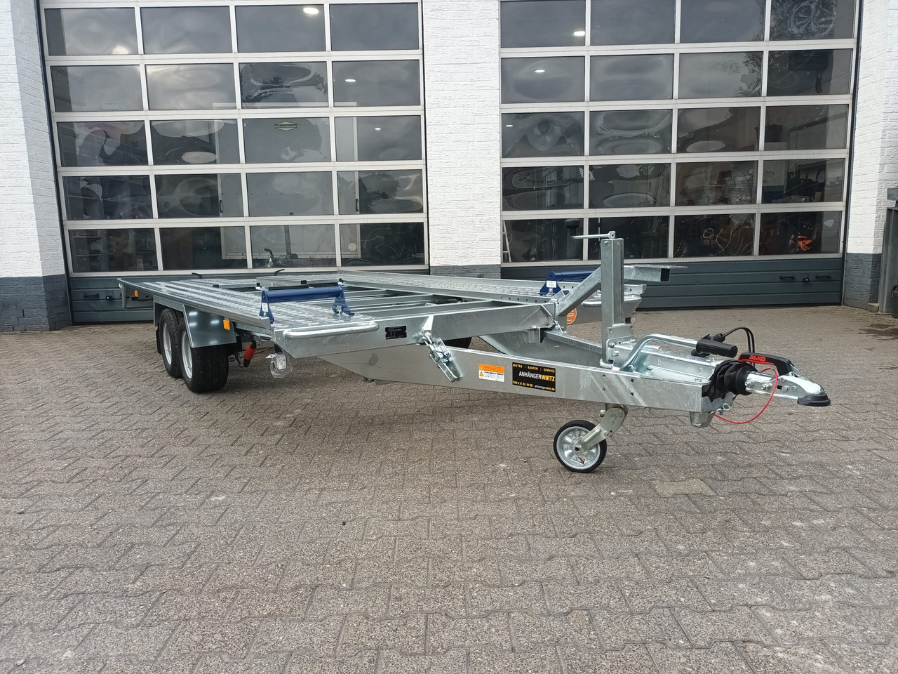 Автовоз ремарке Saris Cartrailer AT 401 202 2700 2 K easyload ankippbar Rampen Fahrschienen Radstop 2700kg 100km/H: снимка 6