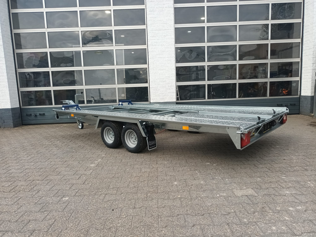 Автовоз ремарке Saris Cartrailer AT 401 202 2700 2 K easyload ankippbar Rampen Fahrschienen Radstop 2700kg 100km/H: снимка 14