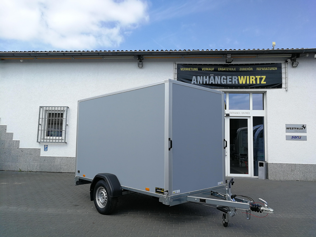 Saris Koffer GO 306 306x154x180cm GFK grau (M) 1500kg Modell 2025 - Затворена каросерия ремарке: снимка 3 Saris Koffer GO 306 306x154x180cm GFK grau (M) 1500kg Modell 2025 - Затворена каросерия ремарке: снимка 3