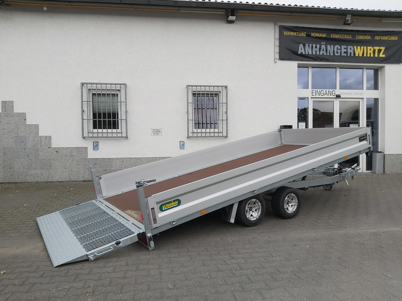 Unsinn Maschinentransporter PKL 3042-10-2040 426x204x350cm easyload Alufelgen 3000kg - Бордово ремарке/ Платформа: снимка 1 Unsinn Maschinentransporter PKL 3042-10-2040 426x204x350cm easyload Alufelgen 3000kg - Бордово ремарке/ Платформа: снимка 1