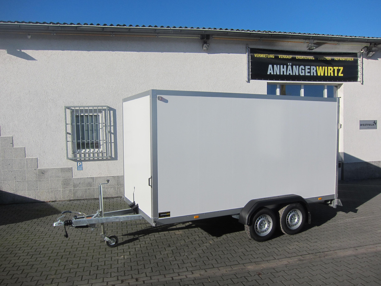 WM Meyer Koffer AZ 2740/185 S35 + Heckrampe 401x185x205cm (XL) 2700kg Januar Aktion Modell 2024 - Затворена каросерия ремарке: снимка 2 WM Meyer Koffer AZ 2740/185 S35 + Heckrampe 401x185x205cm (XL) 2700kg Januar Aktion Modell 2024 - Затворена каросерия ремарке: снимка 2