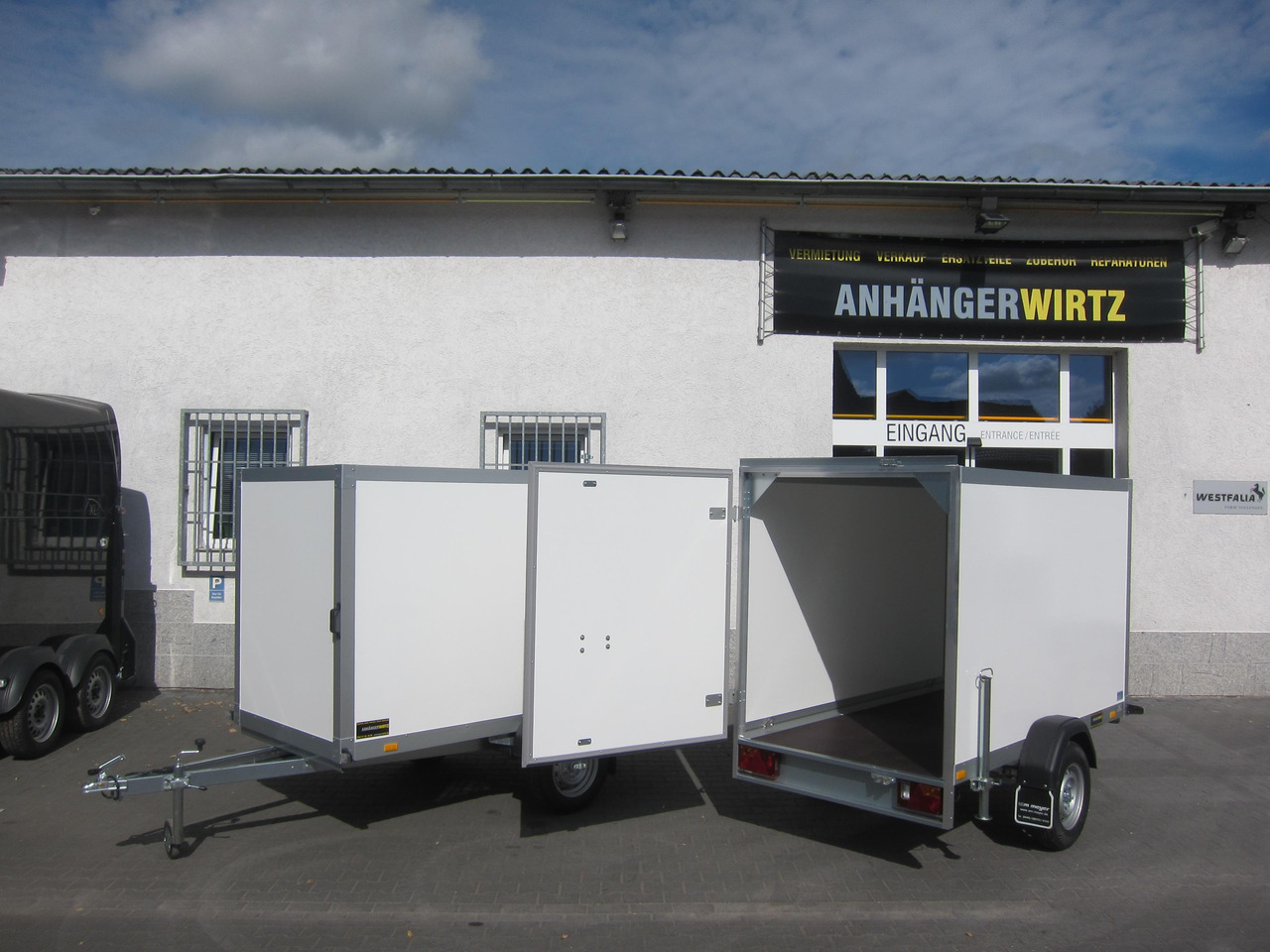 WM Meyer Koffer AZ 7525/126 150 S30 251x126x150cm (S) 750kg online Aktion Modell 2024 - Затворена каросерия ремарке: снимка 4 WM Meyer Koffer AZ 7525/126 150 S30 251x126x150cm (S) 750kg online Aktion Modell 2024 - Затворена каросерия ремарке: снимка 4