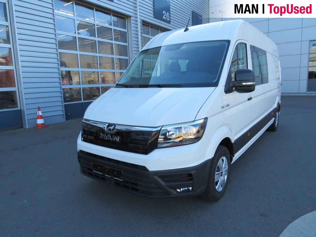 MAN TGE 3.180 4X2F L4H3 SB Doka Kasten Klima AHK ZV - Товарен бус, Бус с двойна кабина: снимка 2 MAN TGE 3.180 4X2F L4H3 SB Doka Kasten Klima AHK ZV - Товарен бус, Бус с двойна кабина: снимка 2