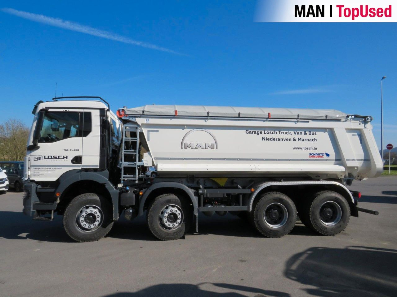 MAN TGS 41.480 8x4 BB CH Schmitz Muldenkipper - Мултилифт за контейнери камион: снимка 3 MAN TGS 41.480 8x4 BB CH Schmitz Muldenkipper - Мултилифт за контейнери камион: снимка 3