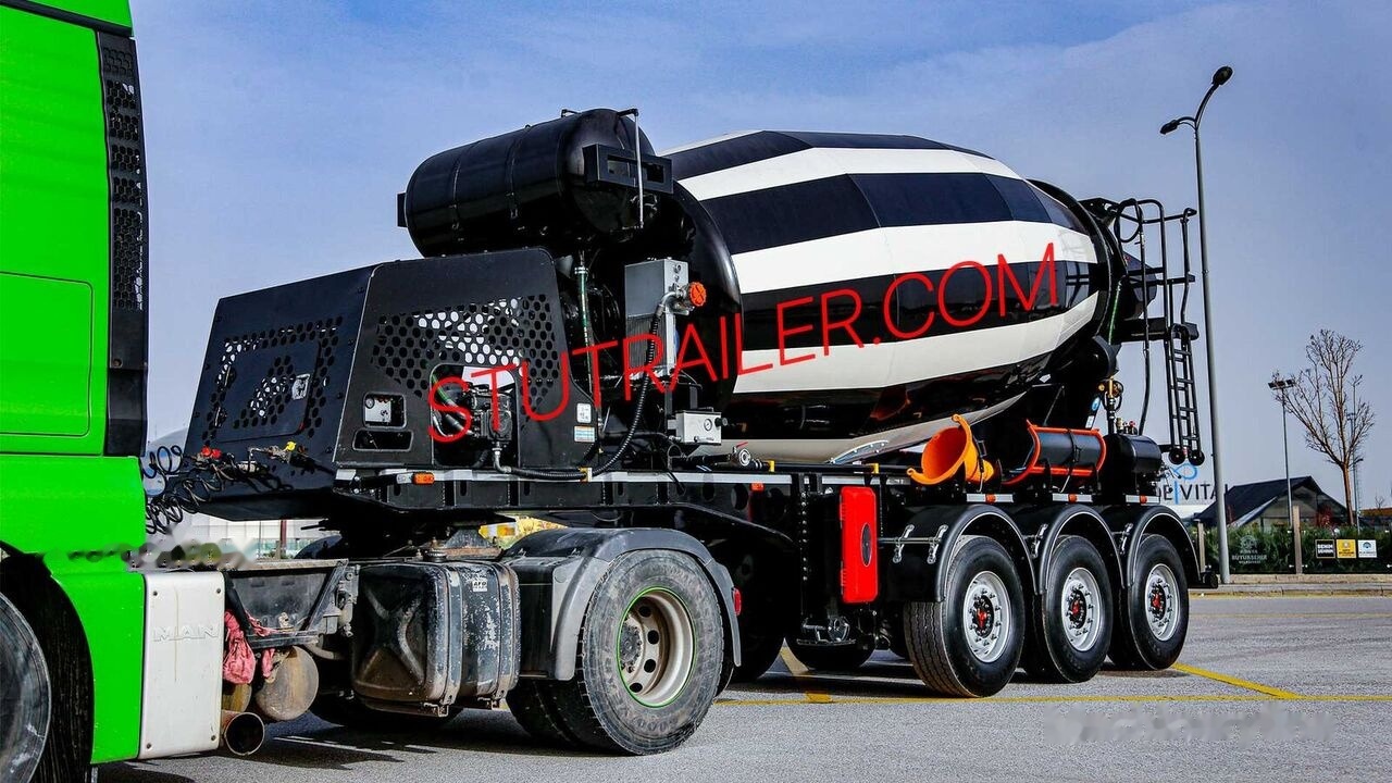STU 14,7M3 MIXER TRAILER - Полуремарке бетон миксер: снимка 4 STU 14,7M3 MIXER TRAILER - Полуремарке бетон миксер: снимка 4